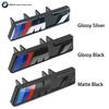For BMW C3D ABS M Car Front Grille Badge Emblem Buckle For BMW X6E71 E70 E34 X5G05 G60 F10 X5E53 E24 E63 E64 F06 F12 F13 G32 F18 G30 G31