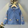 Boys' Thin Jacket Casual Hooded Jacket Coat Spring and Autumn Casual Wear