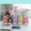 Dreamy Elf Adorable Plush Bunny Keychain Perfect For Stylish Accessories Backpack