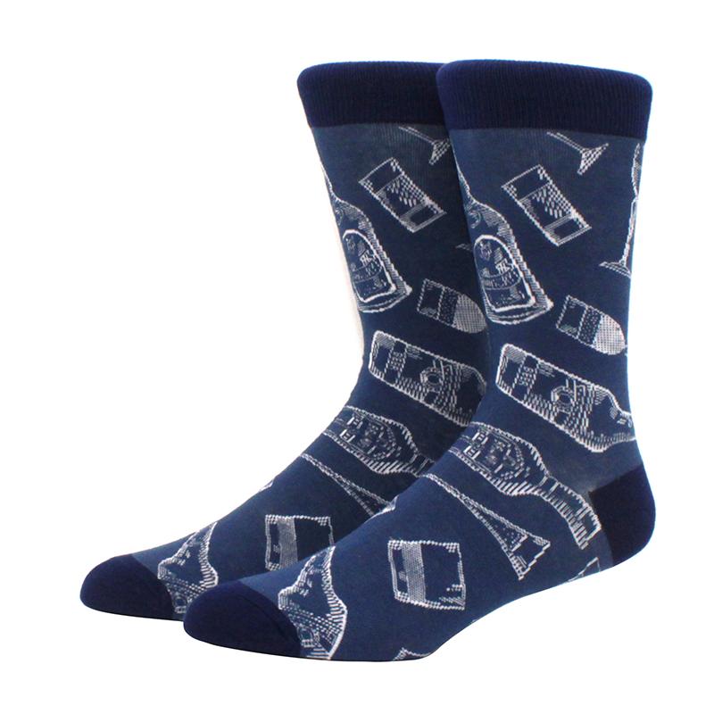 Новые мужские носки бренда Diamond Ramen Astronaut Pattern Hip hop Cool Socks для мужчин зимние толстые длинные носки для скейтбординга смешные цветные