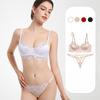 French Sexy Lingerie Set for Women Sexy Push-up Bra Pure Lace Anti-sagging Bra Breathable Panties