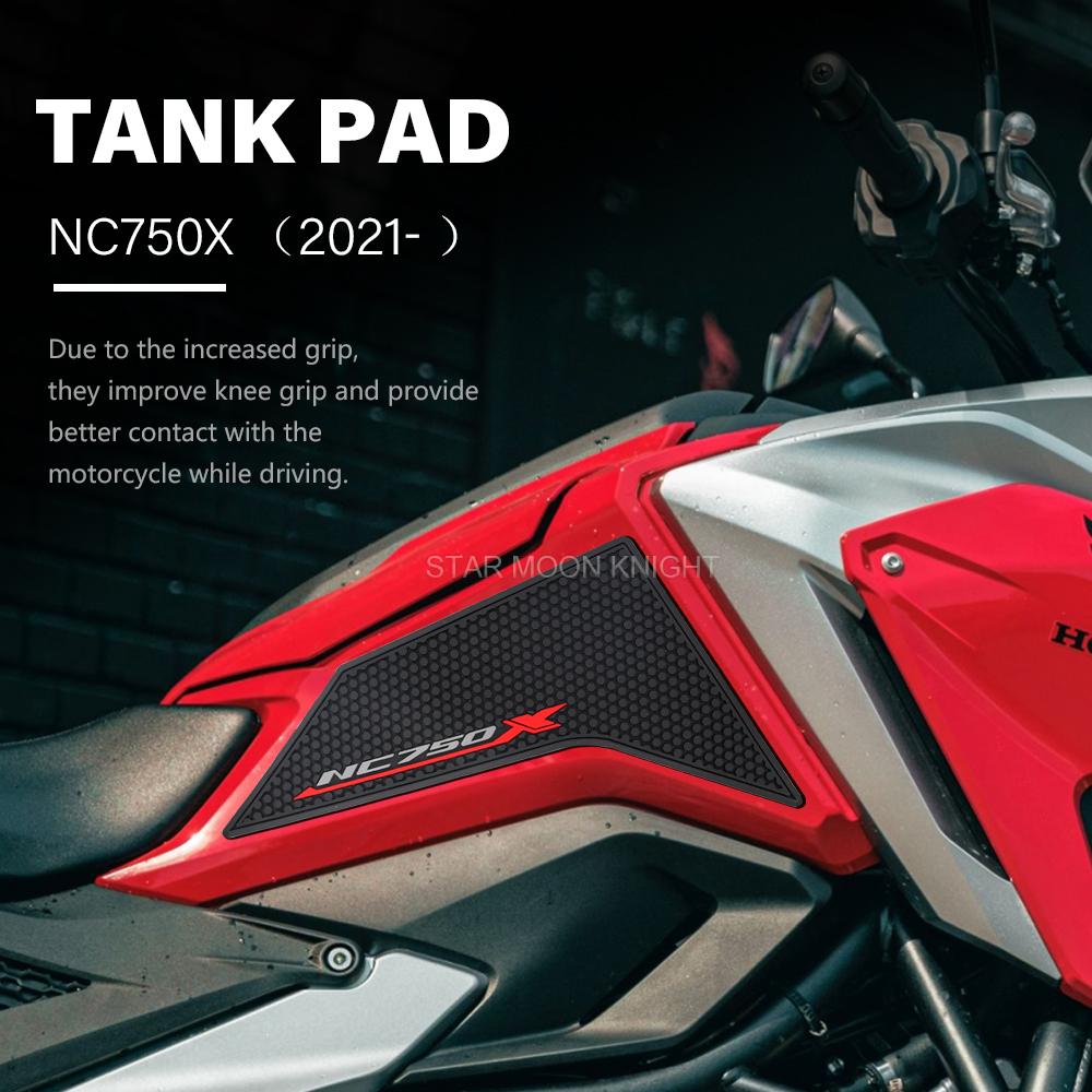 For HONDA NC750X NC 750 X 2022 - Anti-slip Side Fuel Tank Pad Protector Stickers Decal Gas Knee Grip Traction Pad