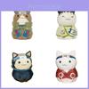Деревянная фигурка кошки из Наруто Подарок для декора дома, офиса и коллекционеров