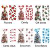 New Year Snowmen Snowflakes Gifts Box Merry Christmas Biscuit Bags Candy Treat Bag Xmas Candy Bags