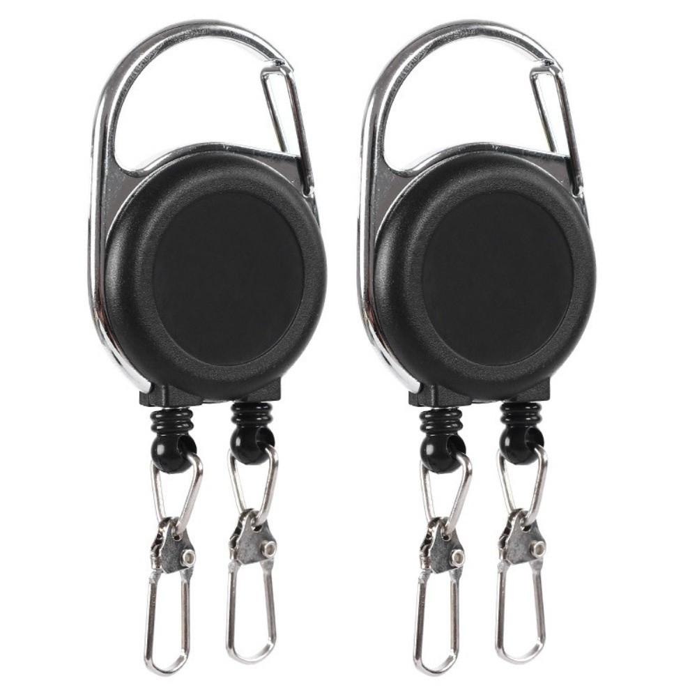 1pc Durable Cord Retractable Keychain Roll Retractable Badge Keyring  Badge Display