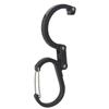 1pc Hybrid Gear Clip Carabiner Rotating Hook Clip Non-Locking Strong Clips for Camping Fishing Hiking Travel Backpack Out