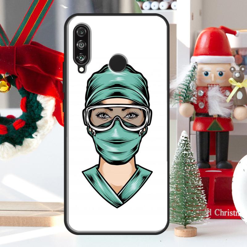 Мультяшный Медицина Доктор Медсестра Для Huawei Nova 9 10 SE 11 Pro Y60 Y70 Y90 Y61 Y91 Y72 Y73 12i 11i 8i P20 P30 P40 Lite Чехол