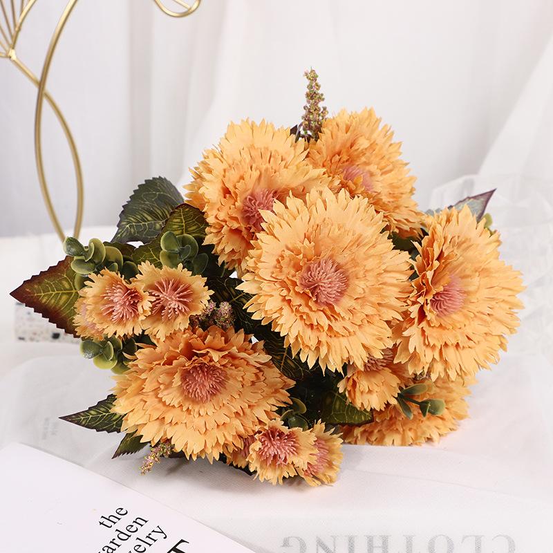 30cm Artificial Gerbera Bouquet Artificial Sunflower Gerbera Bouquet  Home Table Centerpiece