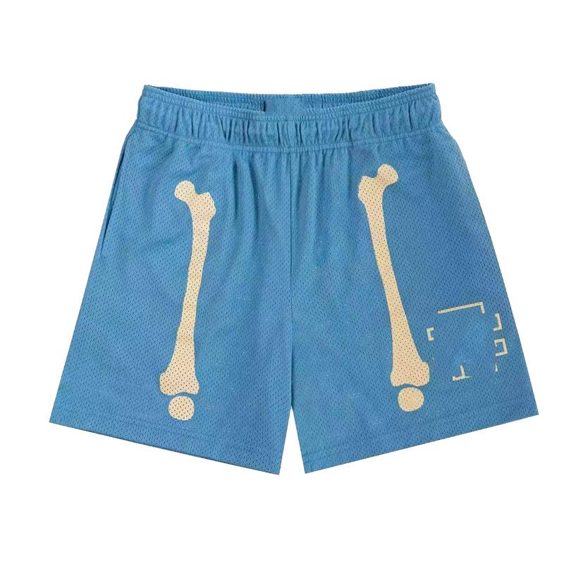 Мужские шорты для фитнеса и бега из сетки в американском кэжуал стиле - Модный европейский и американский стиль