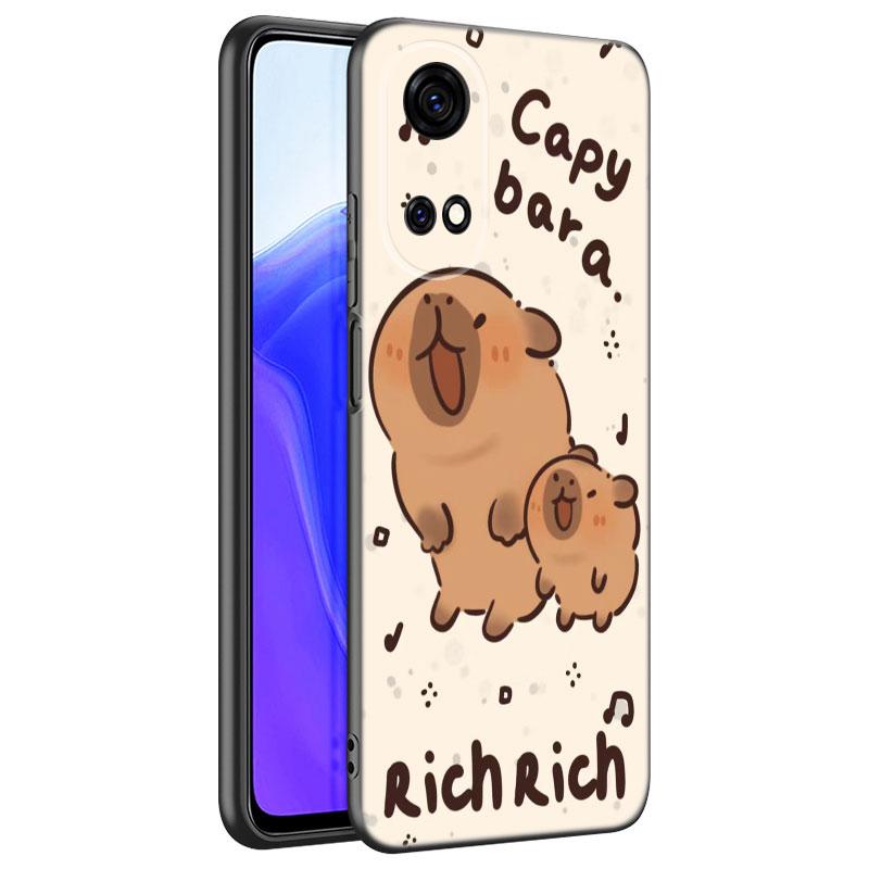 Cute Cartoon Capybara Phone Case For Huawei Honor 70 90 Lite X40 GT X50 I X5 Plus X6A X6S X7A X8A X8B X6 X7 X8 X9 4G X9A X9B 5G