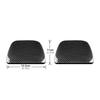 Carbon Fiber Rear Seat Headrest Cover for Car Interiors