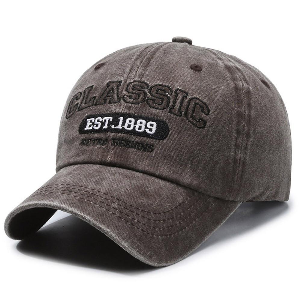 Visor Peaked Cap Classic EST.1889 Sunscreen Hats Fashion Casquette For Man Women