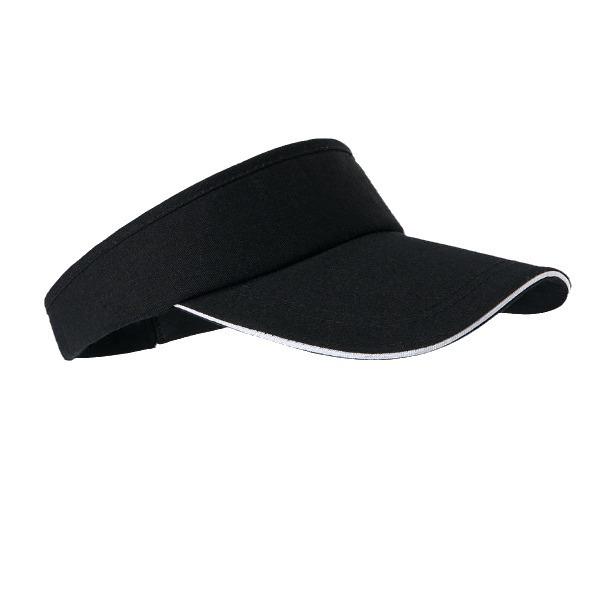 Козырек от солнца с индивидуальным логотипом: Идеально подходит для занятий спортом на открытом воздухе и путешествий. Кепка из полиэстера и хлопка.