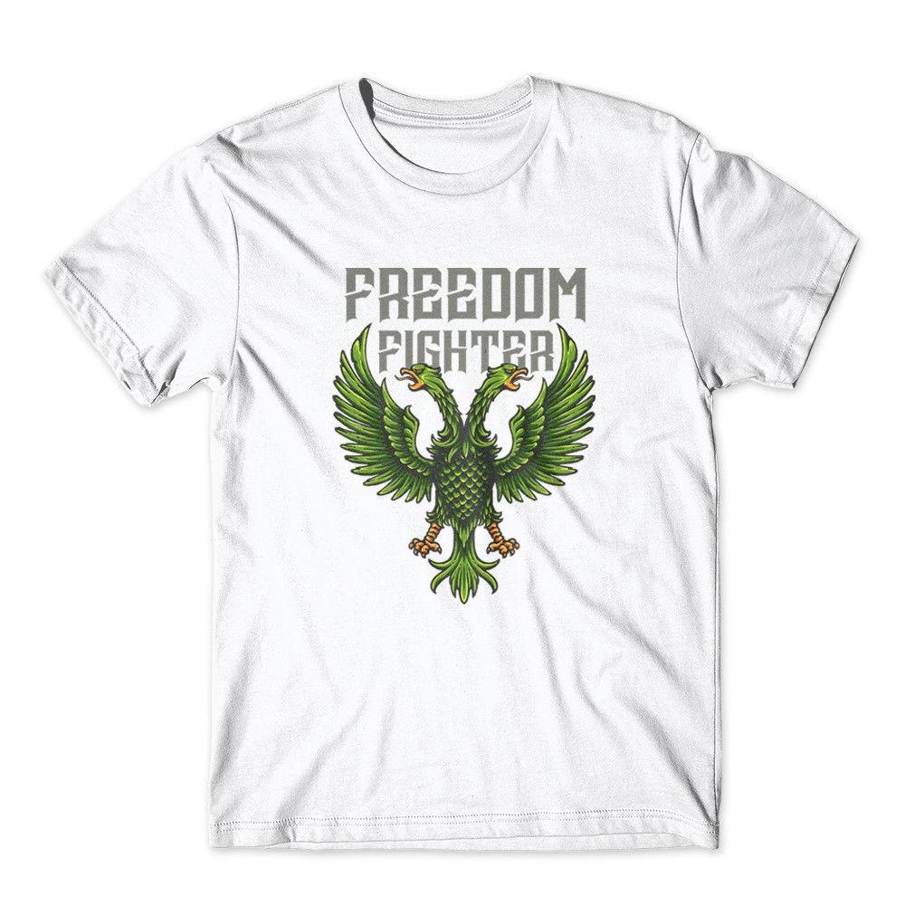 Fight for Freedom T-Shirt Mens Womens Tees Top. 100% Cotton Premium Graphic Tee New
