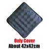 Wooeight 3D Air Pad Motorcycle Seat Inflatable Breathable Non-Slip Seat Reduces Vibration Shock Cushion Universal Mat Cover Bag
