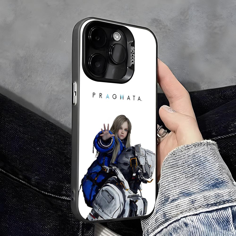 Чехол для телефона P-Pragmata для IPhone 17 Pro Max 16 Pro Max 15 14 13 11 12 Mini Xs X Xr 7 8 Plus Se Цвет Серебристый Чехол