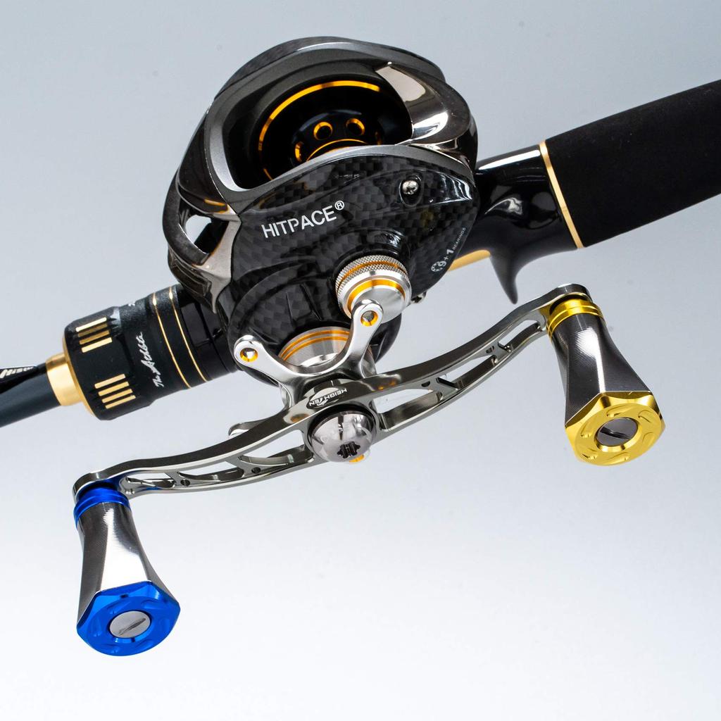 УВЕЛИЧЕННАЯ 23 мм Рукоятка Катушки 10 Совместима с Типом A Shimano Серия Tornado Авиационный Алюминиевый Кноб, 9,5 г, Цвета, (Дайва С), (Бронзовый/Золотой), 70%