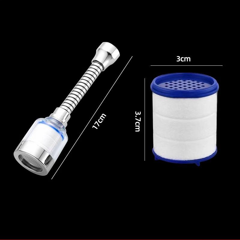 Фильтр для кухонного смесителя Универсальный Брызгозащищенный Увеличивающий напор Душевая лейка Бытовой Смеситель для водопроводной воды Удлинитель Очиститель воды