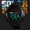 SKMEI 1405 LED Display Shockproof Waterproof Watch for Men Solar Sport Digital Military Mens Wristwatch Clock 1068 Reloj Hombre
