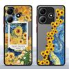 Чехол для Xiaomi Redmi Note 14 11 10 13C A4 14C 9S 12 13 Pro Plus Funda Задняя крышка телефона Ван Гог Подсолнухи