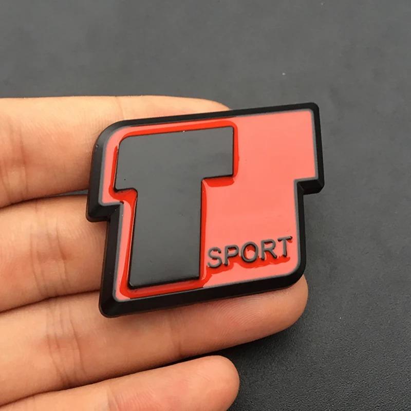 Логотип Car T Sport Значок Эмблема Наклейки Наклейка Для 86 CHR SUPRA Corolla Prius YARiS Hilux Camry RAV4 Аксессуары