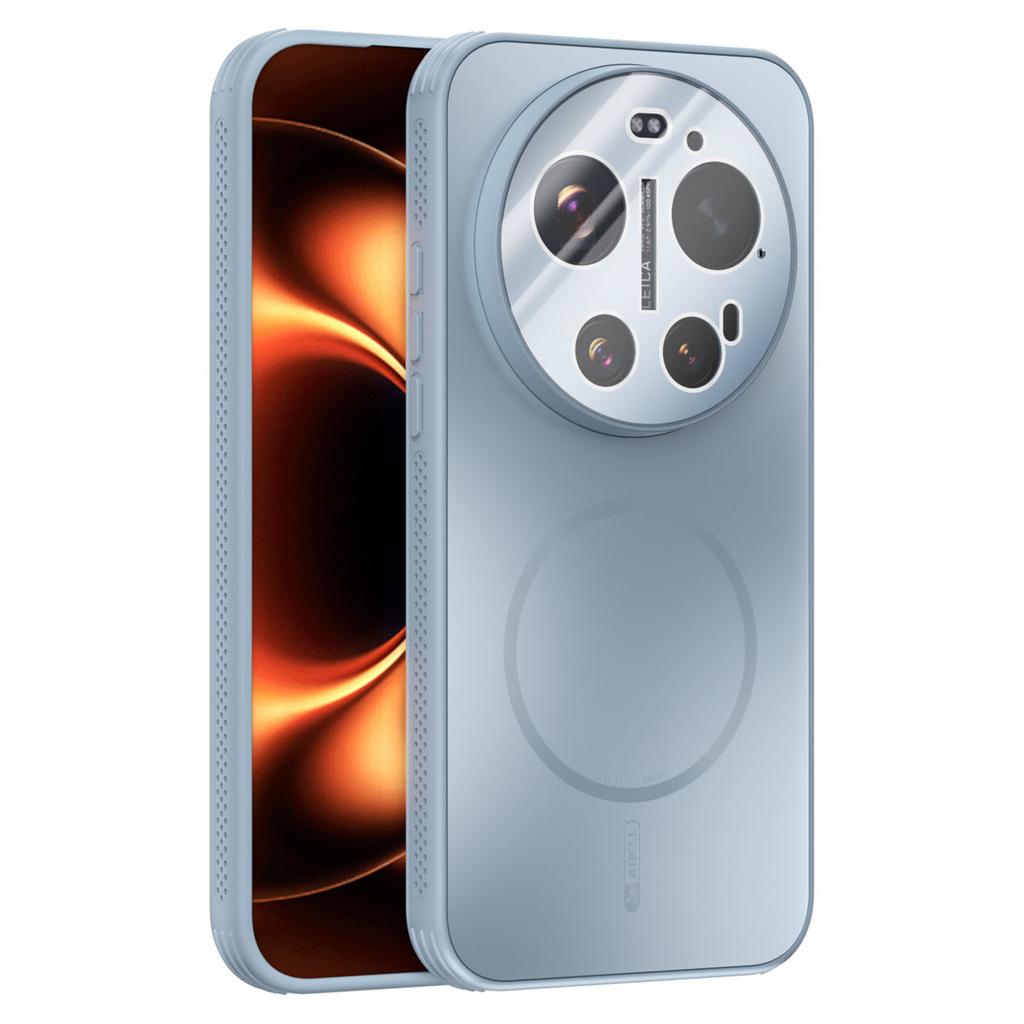 ABEEL Для Xiaomi 17 Ultra 5G Магнитный чехол ТПУ ПК Охлаждающий Матовый Задняя крышка телефона с пленкой для объектива