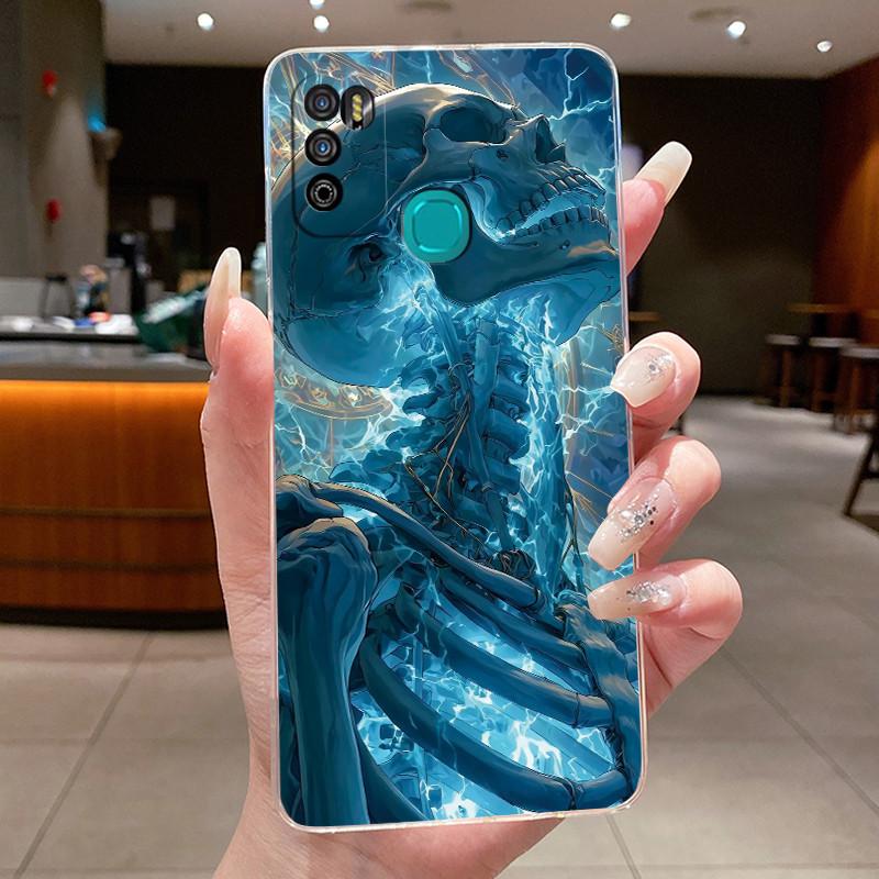 Для Infinix Hot 9 Play Задняя крышка X680 X680B X680C Эстетичный Милый Крутой Чехол для Телефона Мальчиков Девочек Мягкий Силикон Прозрачный Корпус