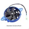 Electric Cooling Fan 4 Inch Easy Installation Aluminum Alloy Radiator for 125cc - 250cc