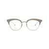 Оправа для очков Thom Browne Cat Eye из ацетата, серая, белая, задняя часть серебристая