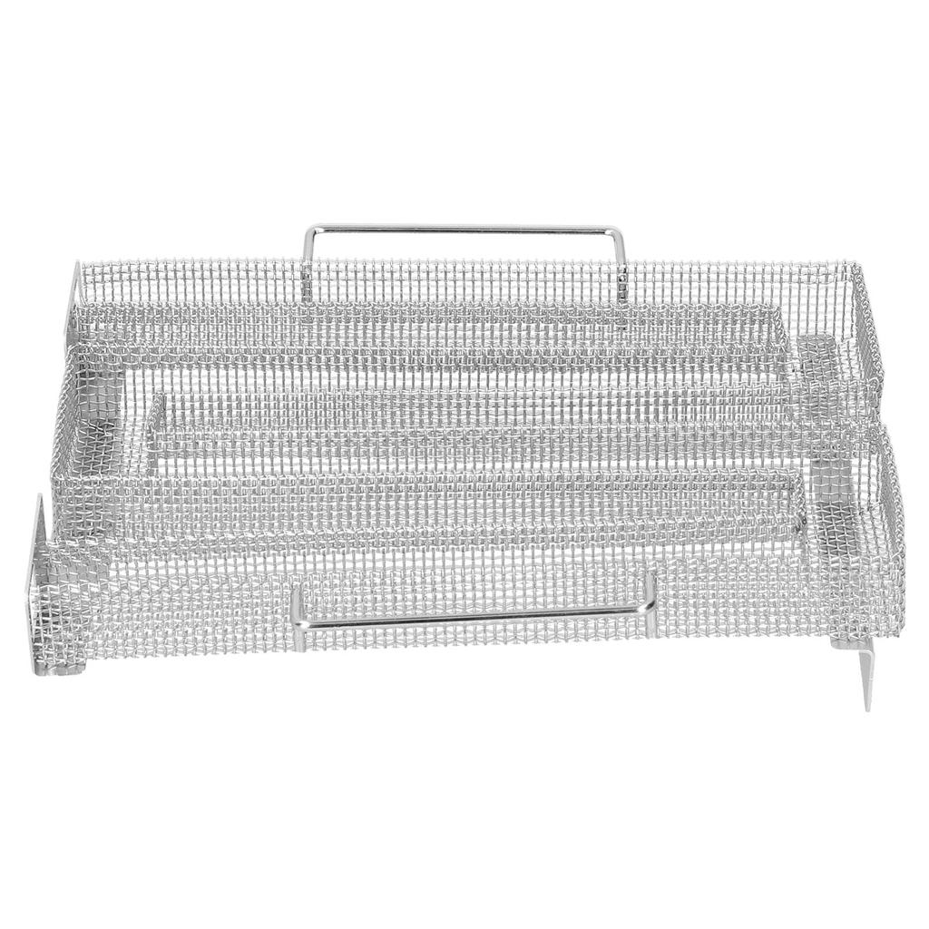 Low M Shaped Cold Smoke Generator Barbecue Net Stainless Steel Smoker Tray for Cold/Hot Smoking
