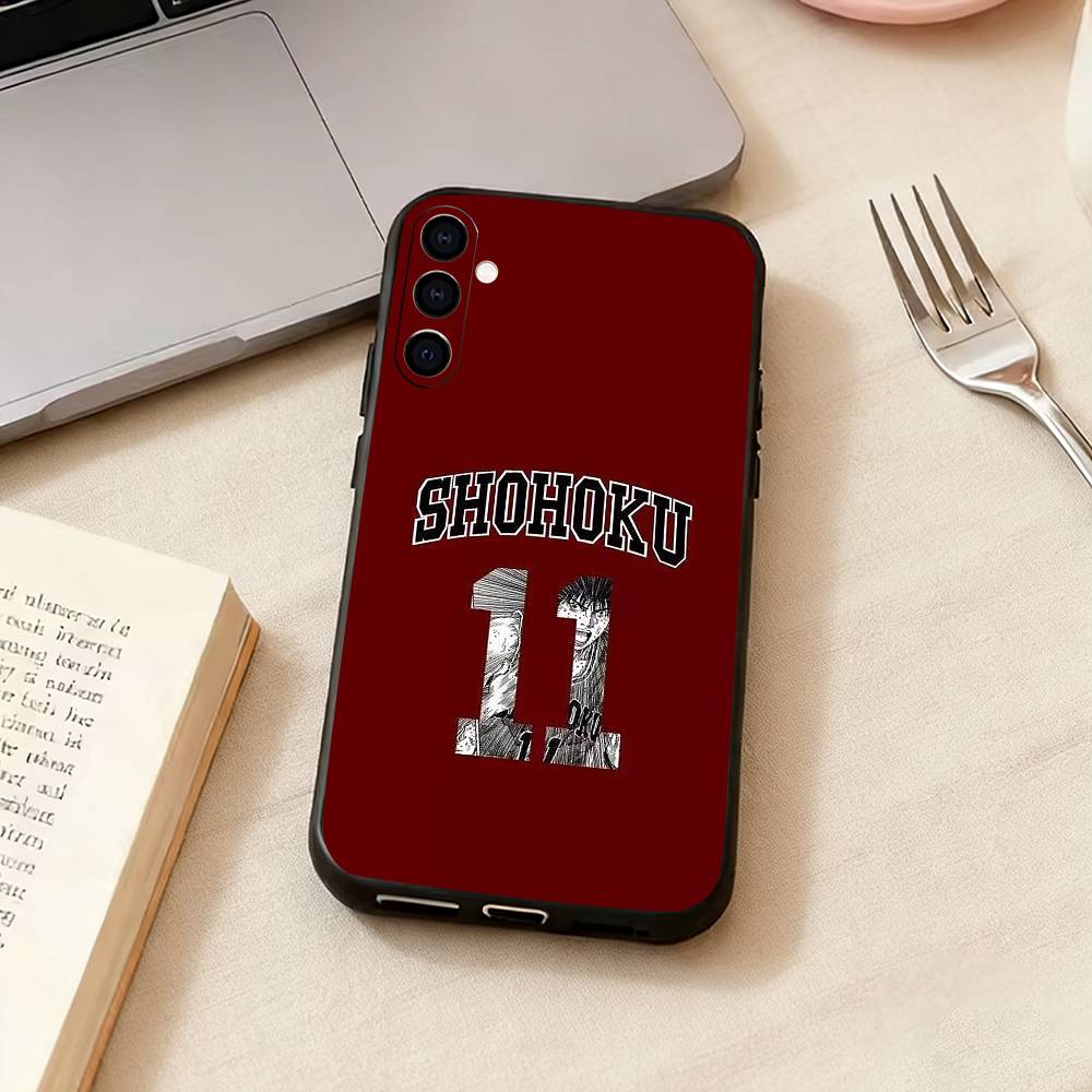 Slam Dunk K-Kaede R-Rukawa Phone Case For Samsung Galaxy A73,A72,A71,A70,A53,A52,A51,Others Soft Black Cover