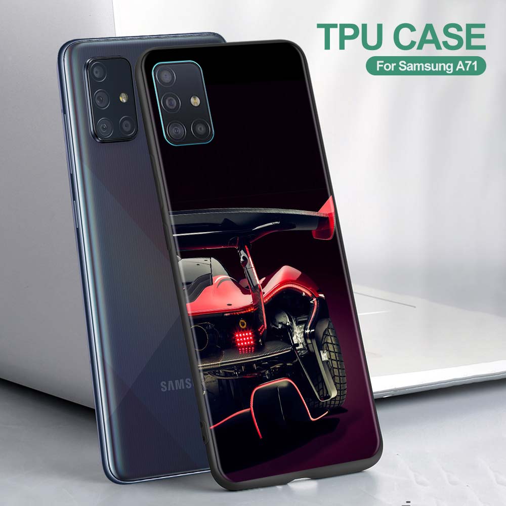 Мужской чехол для телефона со спортивными автомобилями для Samsung Galaxy A51 A71 5G A21s A11 A31 A41 A91 A72 A12 A02s, мягкий силиконовый чехол, матовый бампер