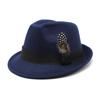 Woolen Women'S Hat British Retro Top Hat Women'S Trendy Fashion Warm Jazz Hat