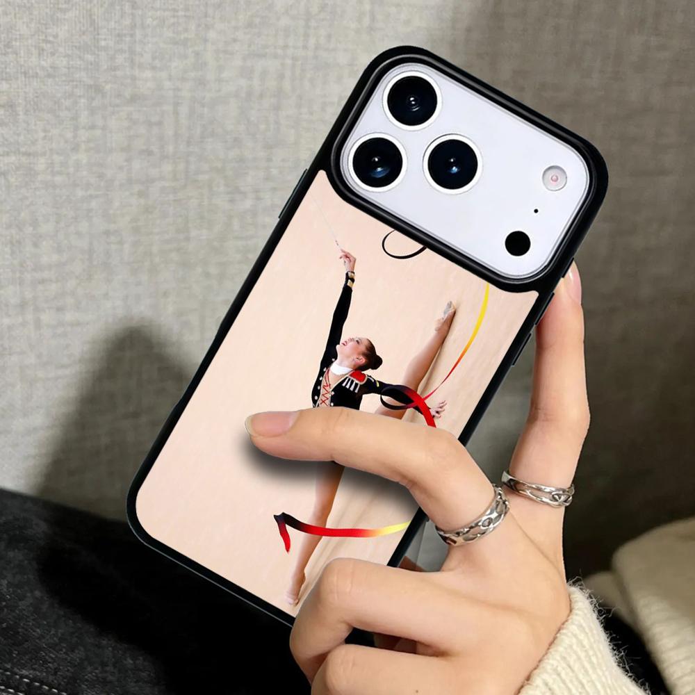 Чехол Case для iPhone 17 Air 16 Pro Max 15 Plus 11 13 Mini 14 12 Задняя крышка телефона Любовь Гимнастика