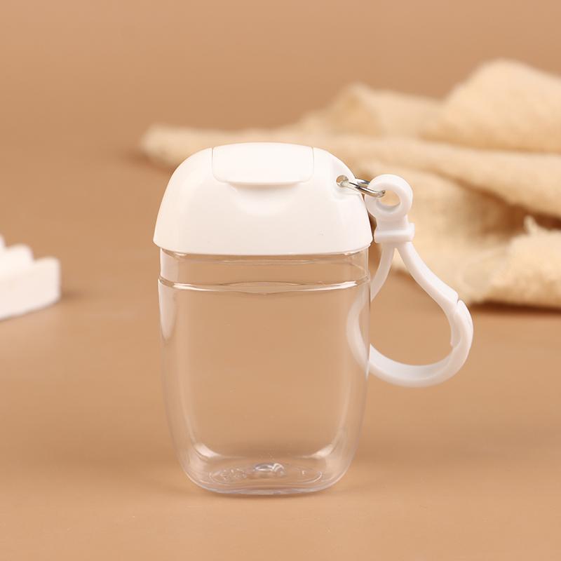 30 мл Портативные многоразовые флаконы с крючком, контейнер для дезинфицирующего средства для рук, спирта, косметики, уличный мини-контейнер-дозатор для мыла