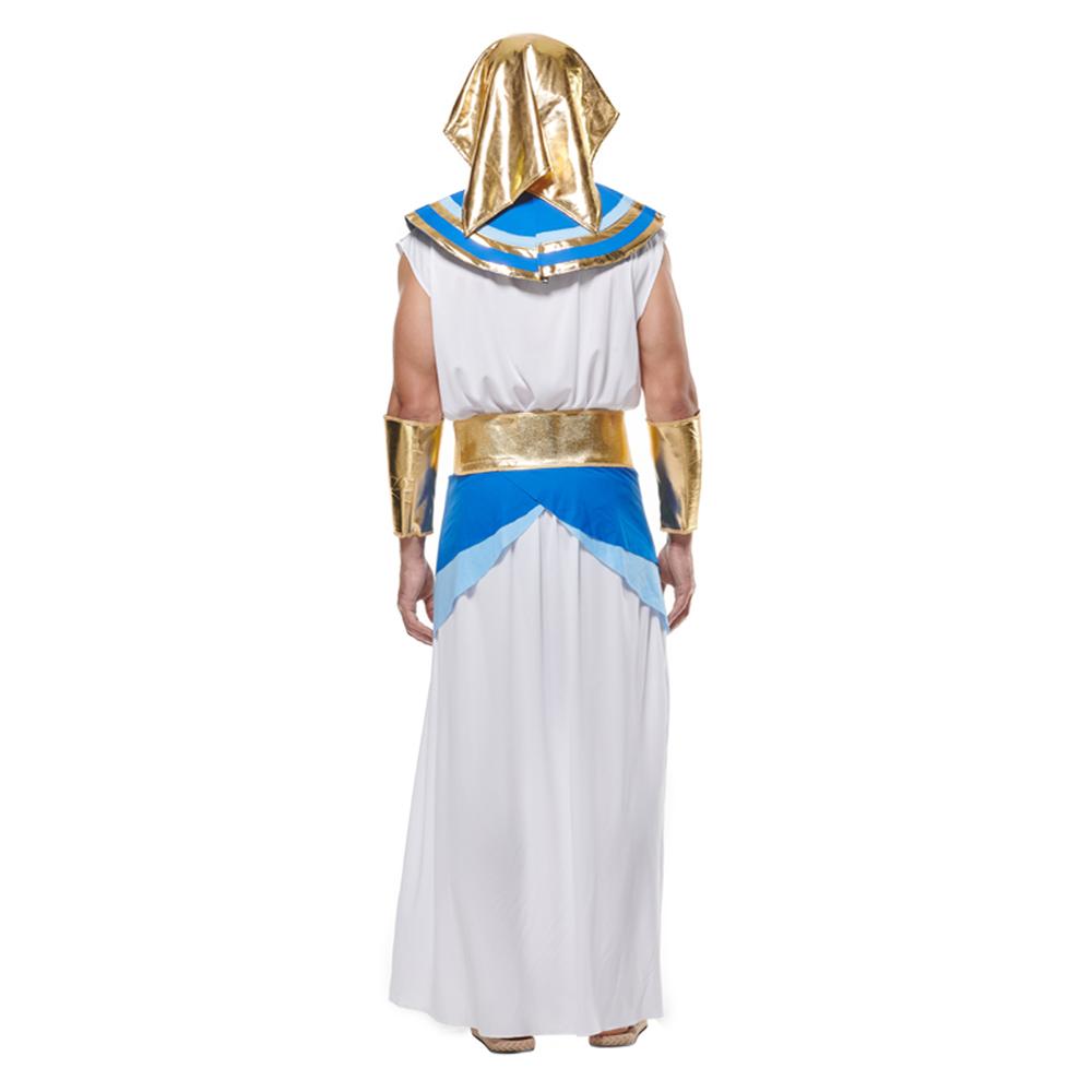 Costumes Men Egypt For Pharaoh Halloween Party Adults Cosplay Robe Costume White