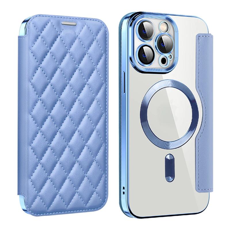 Magsafe держатель для карт магнитный кошелек кожаный чехол для телефона iPhone 16 Pro Max 15 14 Plus 13 12 11 беспроводная зарядка чехол-книжка