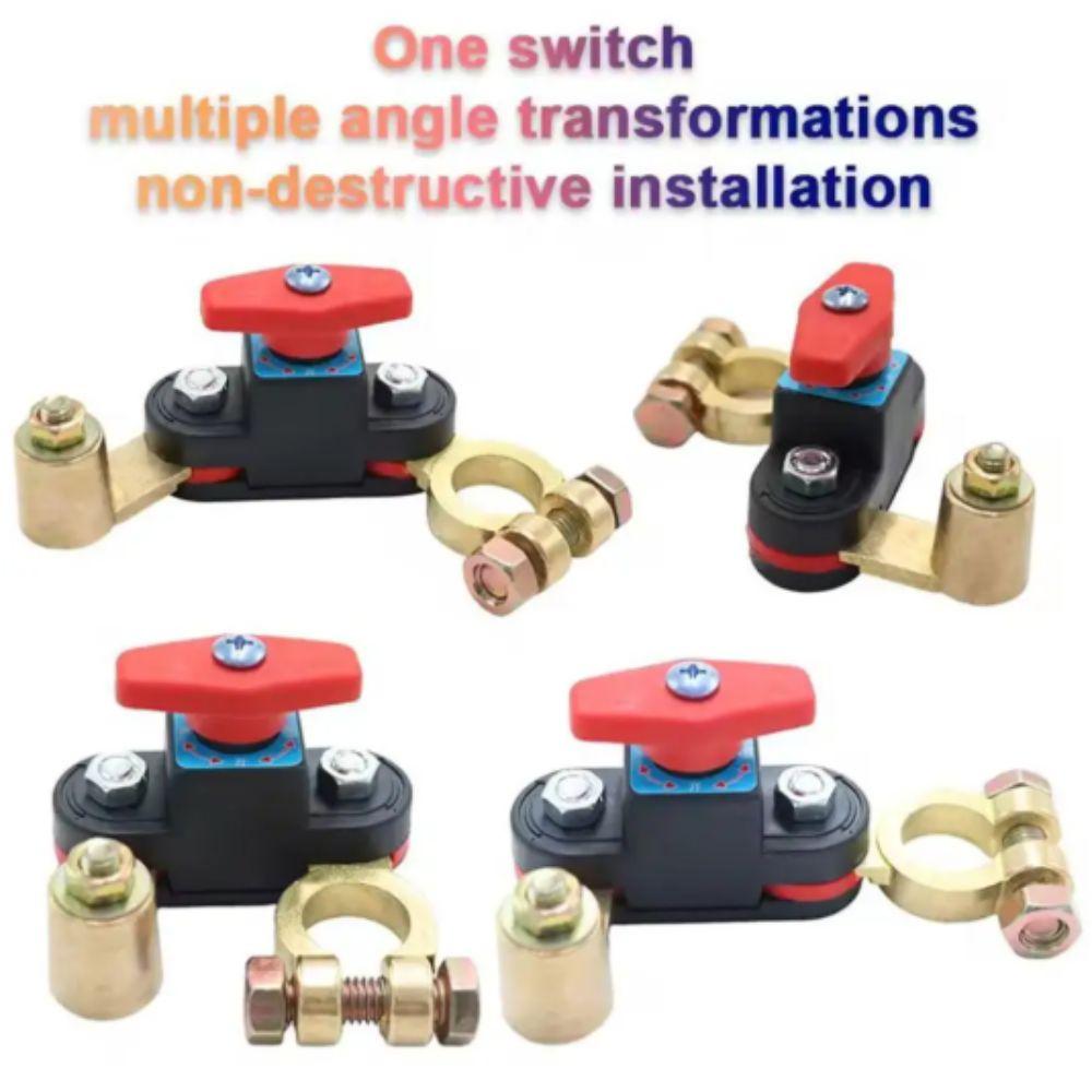 Double-Sided Rotation Battery Disconnect Switch Manual Automatic Power Off Switch Car Battery