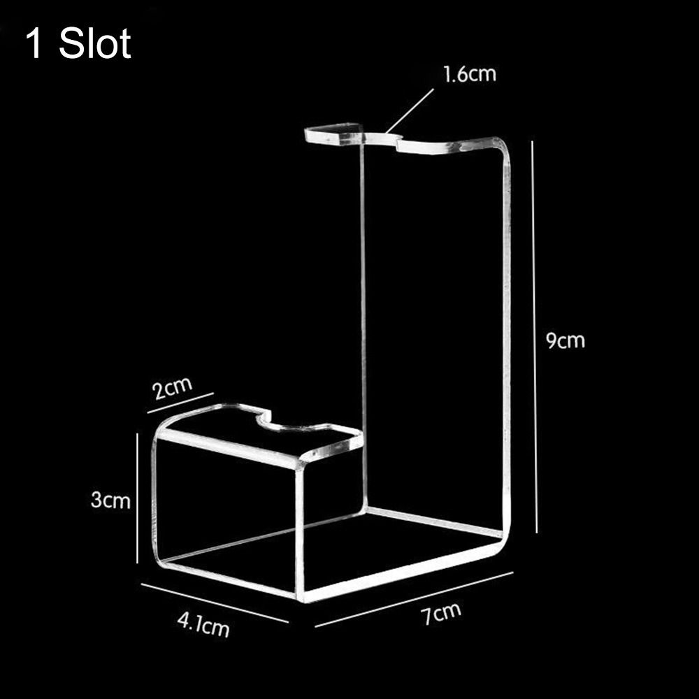 Подставка для акриловых ручек на 6/12 ячеек, прозрачная подставка для кистей для макияжа, органайзер, подставка для кисточек для ногтей и перьевых ручек для бровей
