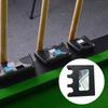 Billiard Pool Cue Holder Rack Equipment Organizer Black for Billiards Lovers Table Edge
