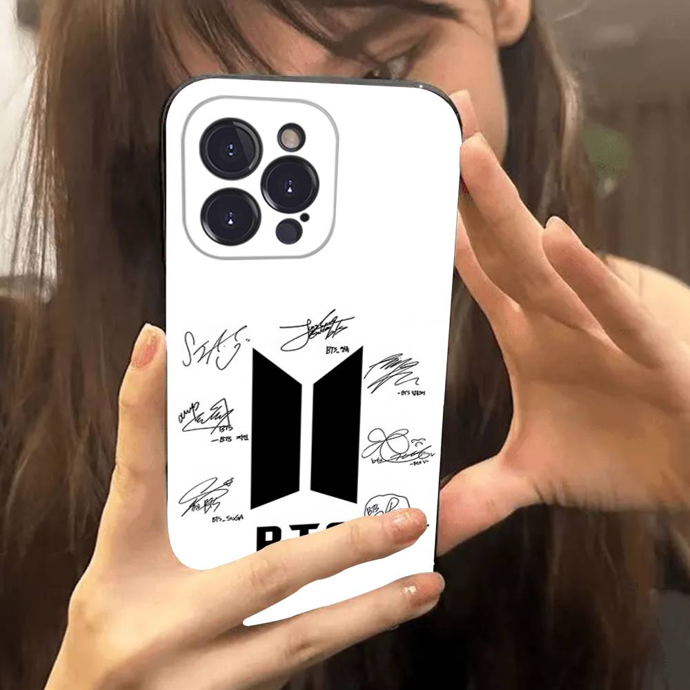 Kpop BTS Bangtan Boys Для IPhone 17 16 15 14 Pro Max Air 11 12 13 Mini Plus Чехол для телефона