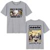 O-Oasis T-Shirts British Rock Band Vintage T-shirt Mens Clothing Cotton Casual Short Sleeve T Shirts Tops Streetwear Fans Gift