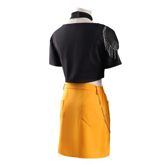 Adult Demon Hunters Cosplay Outfit Anime Costumes for Women Halloween Characters Dress-up Accessory