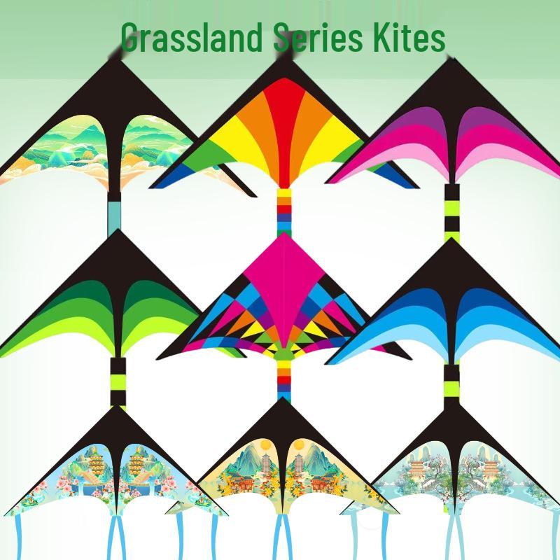 Great Plains Extra Large Rainbow Kite for Kids - Excellent Flying Cartoon Design