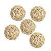5CM Wicker Rattan Ball Decorative Lights for Wedding Home Party