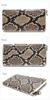 Bercute Natural Diamond Python Long Wallet for Men and Women, Genuine Snakeskin Leather with Round Zipper, Large Capacity, Flashy, Popular Brand,