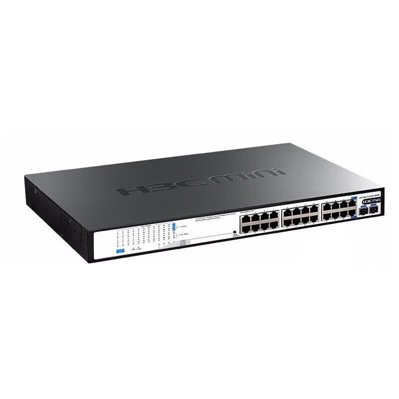 H3C Mini S1226F-HPWR Gigabit PoE Unmanaged Switch