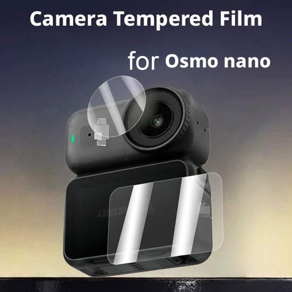 Для DJI Osmo Nano Защитная пленка для объектива Камера Защита от царапин Закаленное стекло HD Защитная пленка Мягкий защитный чехол от царапин