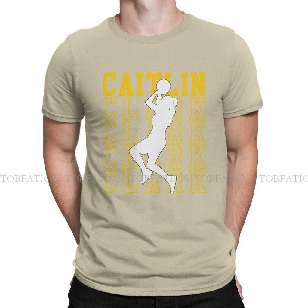 Caitlin Clark Casual Tshirt Basketball Player Sports Printing Tops Comfortable T Shirt Male Tee Clothes