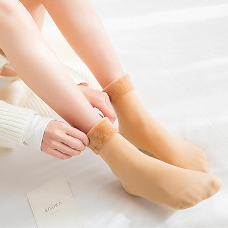 5 пар унисекс зимних термоносков - Утолщенная теплоизоляция, влагоотводящие и дышащие носки до середины икры, предметы первой необходимости в холодную погоду